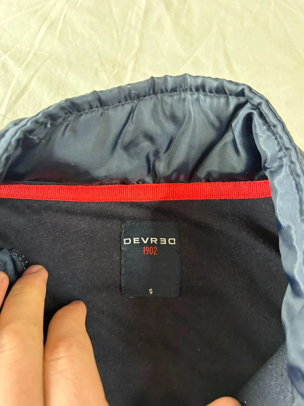 Blauw marine gewatteerd vest Devred – photo 7